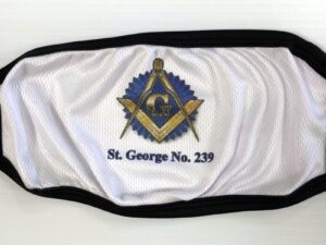 Custom Masonic Lodge Face Mask New For Sale