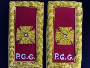 Knights Templar Past Grand Generalissimo Shoulder Boards