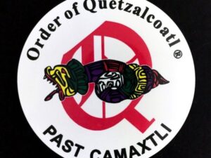 Order of Quetzalcoatl Past Camaxtli Auto Emblem