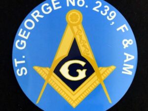Custom Masonic Lodge Auto Emblem