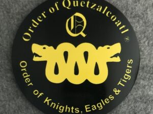 Order of Knights, Eagles & Tigers Aluminum Auto Emblem