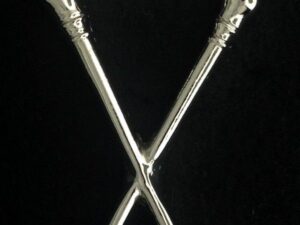 Masonic Lodge Master of Ceremonies Collar Jewel Silver