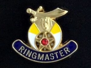 Shrine Shriner RIngmaster Lapel Pin New