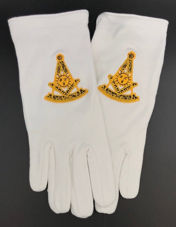 Masonic Past Master Gloves New For Sale