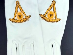 Masonic Past Master Gloves New For Sale