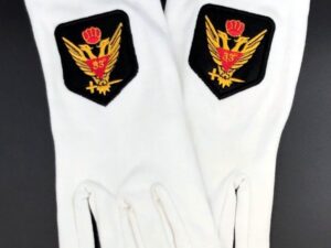 Scottish Rite 33rd Degree Wings Up Gloves New For Sale