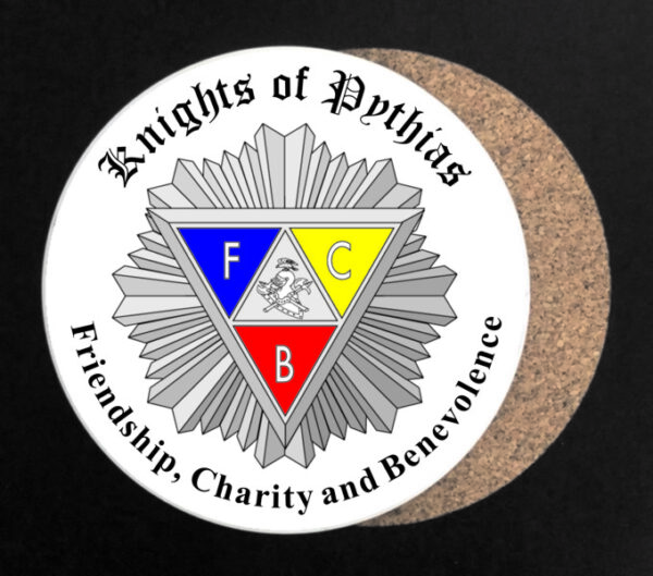Knights of Pythias Drink Coaster