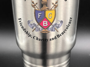Knights of Pythias Stainless Steel Cup Tumbler