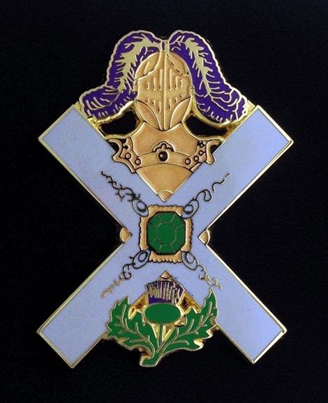 Scottish Rite Knight of St. Andrew Kilt Badge New