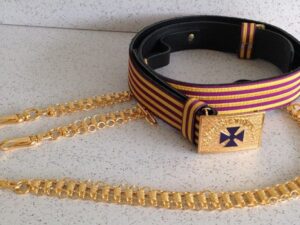 Knight Templar Past Grand Commander Sword Belt New For Sale
