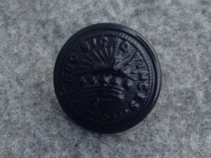 Knights Templar Button Small Black