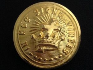 Knights Templar Button Large Gold