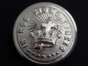 Knights Templar Button Large Silver