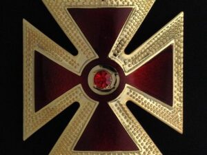 Knights Templar Grand Commandery Cap Cross Metal New
