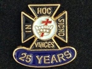 Knights Templar 25 Year Lapel Pin New