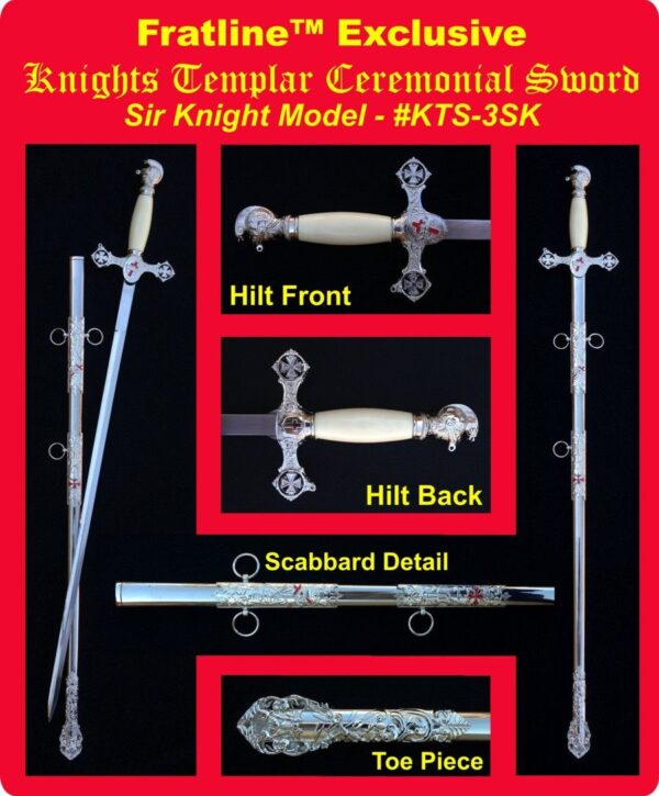 Knight Templar Sword New For Sale