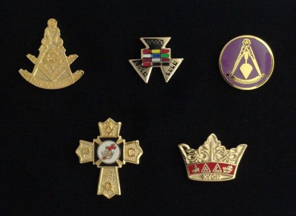 KYCH York Rite Lapel Pin Collection New