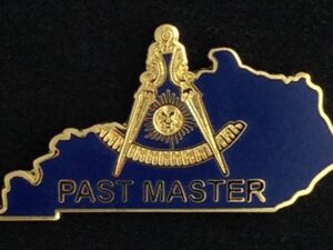 Masonic Past Master Kentucky Lapel Pin New