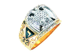 Scottish Rite 32nd Degree Ring New