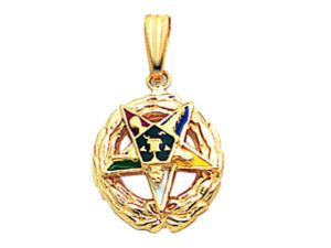 Eastern Star Charm Gold New For Sale
