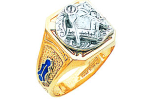 Masonic Blue Lodge Ring Gold New