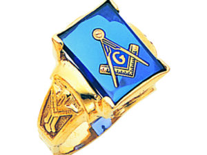 Masonic Blue Lodge Ring Gold New
