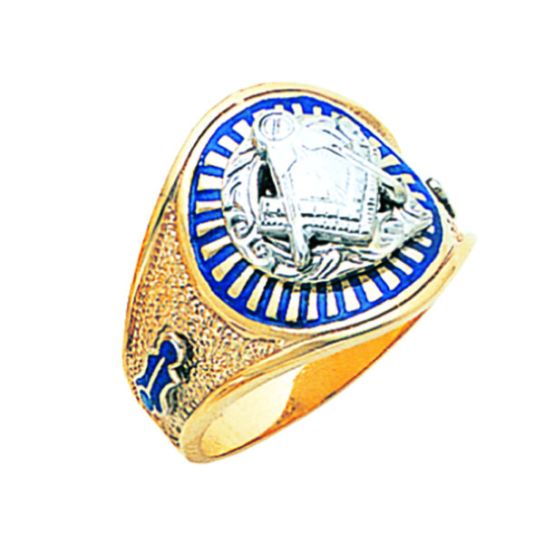 Masonic Blue Lodge Ring Gold New