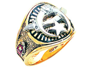 Shrine Shriner Ring Gold New For Sale