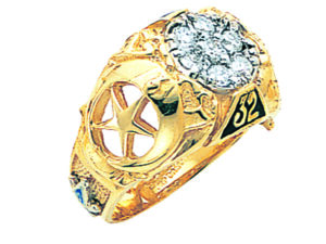 Shrine Shriner Ring Gold New For Sale
