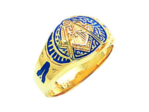 Masonic Blue Lodge Ring Gold New