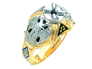 Scottish Rite 32nd Degree Ring New