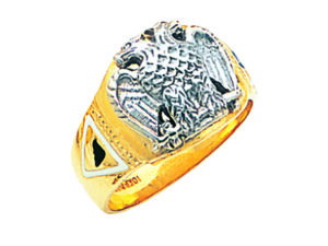 Scottish Rite 32nd Degree Ring New