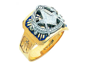 Masonic Blue Lodge Ring Gold New