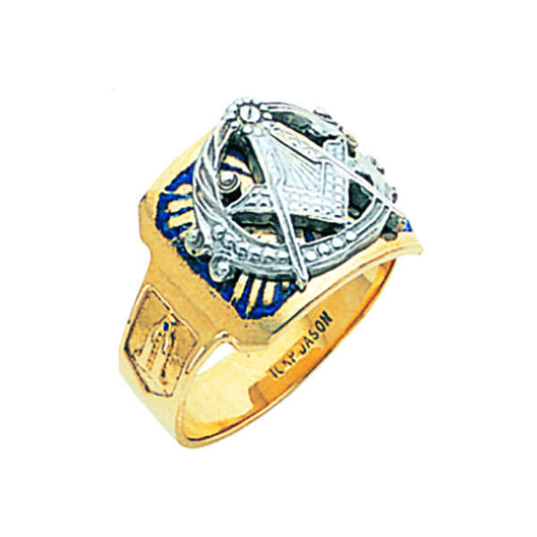 Masonic Blue Lodge Ring Gold New