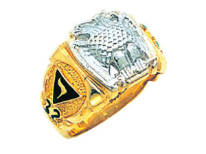 Scottish Rite 32nd Degree Ring New