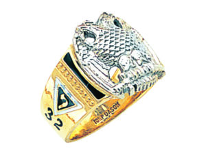 Scottish Rite 32nd Degree Ring New
