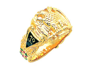 Scottish Rite 32nd Degree Ring New