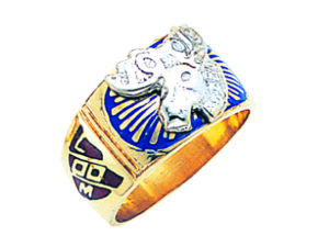 Moose Ring - Solid Back in 10K Gold (FL1710M)