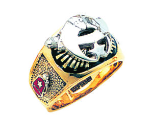 Shrine Shriner Ring Gold New For Sale