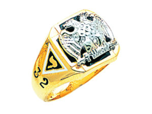 Scottish Rite 32nd Degree Ring New