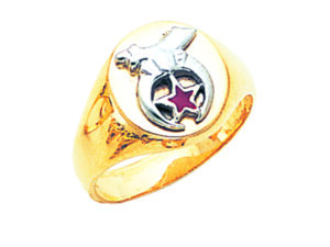 Shrine Shriner Ring Gold New For Sale