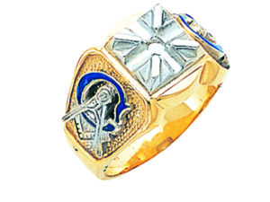 Masonic Blue Lodge Ring Gold New