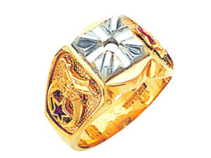 Shrine Shriner Ring Gold New