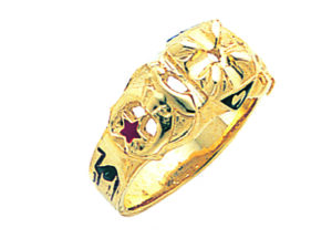 Shrine Shriner Ring Gold New For Sale