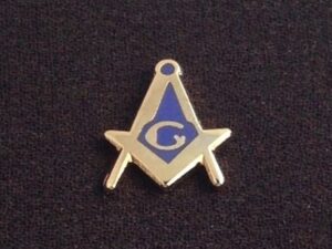 Masonic Lapel Pin Gold New