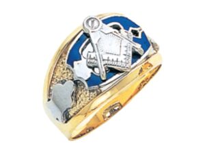 Masonic Blue Lodge Ring Gold New