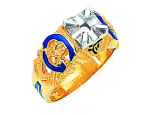 Masonic Blue Lodge Ring Gold New