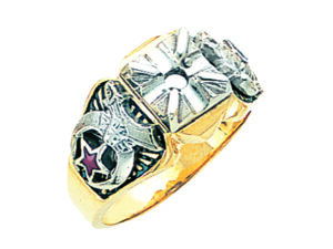 Shrine Shriner Ring Gold New For Sale