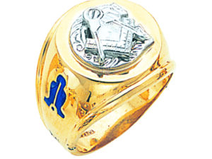 Masonic Blue Lodge Ring Gold New