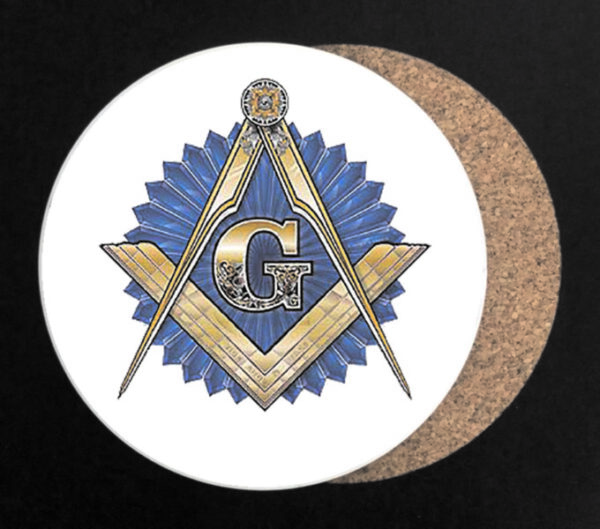 Masonic Emblem Drink Coaster New